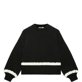 Cuff Detail Pullover Sweater