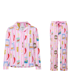 Deli Strip Pyjama Set
