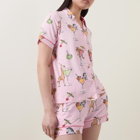Martini Top & Shorts Pyjama Set