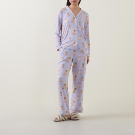Spa Dog Grid Pyjama Set