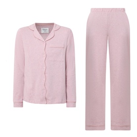 Scalloped Long Pyjama Set