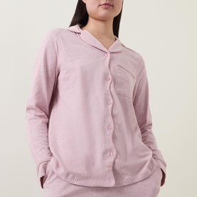 Scalloped Long Pyjama Set