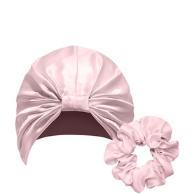 Mulberry Silk Turban & Scrunchie Gift Set