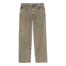 Washed Straight Leg Jeans