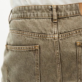 Washed Straight Leg Jeans