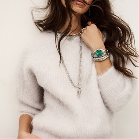 Fill Twist Detail Backless Sweater