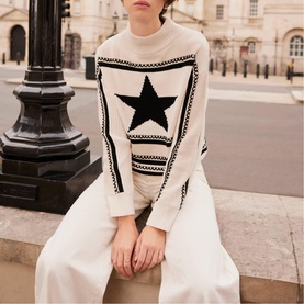 Star Stitch Sweater
