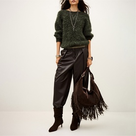Fill Twist-Detail Sweater