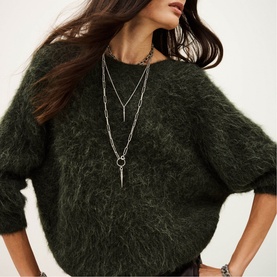 Fill Twist-Detail Sweater