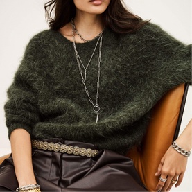 Fill Twist-Detail Sweater