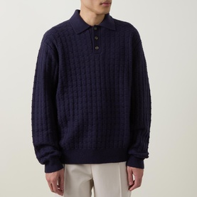 Gustav Squared Structure Polo Shirt