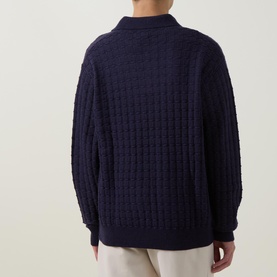 Gustav Squared Structure Polo Shirt