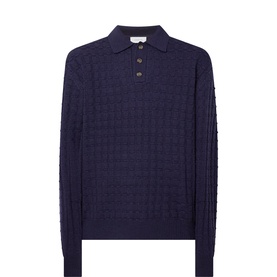 Gustav Squared Structure Polo Shirt