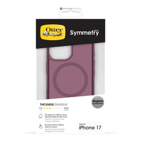 Symmetry Clear MagSafe iPhone 17 Pink Case