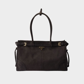 Bonnie Large Suede Handbag