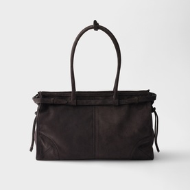 Bonnie Large Suede Handbag