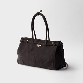 Bonnie Large Suede Handbag