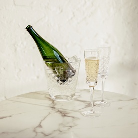 Opulence Ice Bucket and Tongs Set