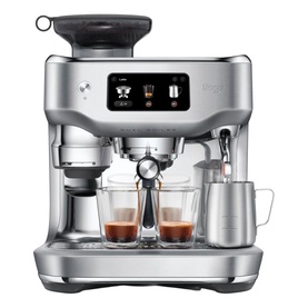 Brushed Stainless Steel Oracle Dual Boiler Coffee Machine