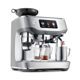 Brushed Stainless Steel Oracle Dual Boiler Coffee Machine