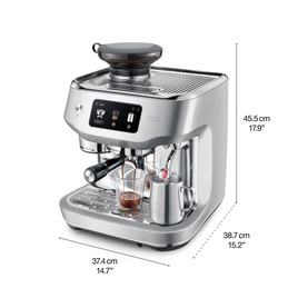Brushed Stainless Steel Oracle Dual Boiler Coffee Machine