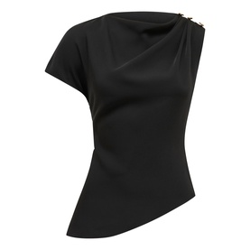 Aubery Asymmetric Draped Top