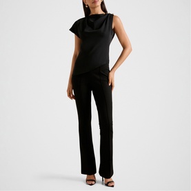 Aubery Asymmetric Draped Top