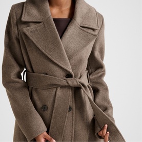 Blake Petite Double-Breasted Coat