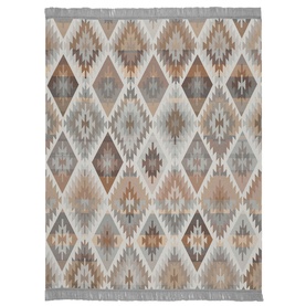 Ikat Diamond Blanket Natural