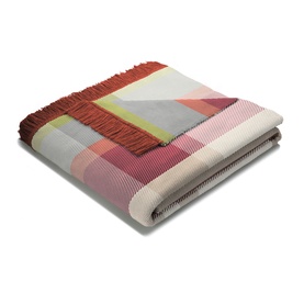 Panel Check Blanket Bordeaux