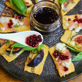 Black Garlic Infused Balsamic Vinegar of Modena Pearl Bursts