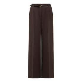 Chantelle Petite Belted Wide Leg Trousers