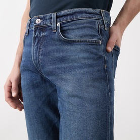 Elijah Mid-Rise Straight Leg Jeans