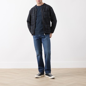 Elijah Mid-Rise Straight Leg Jeans