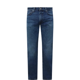 Elijah Mid-Rise Straight Leg Jeans