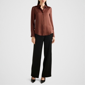 Coco Regular Fit Satin Shirt