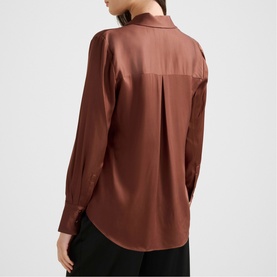 Coco Regular Fit Satin Shirt