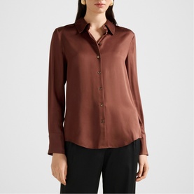 Coco Regular Fit Satin Shirt