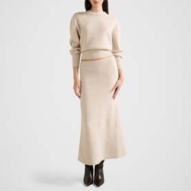 Cora Knitted Flared Skirt