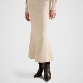 Cora Knitted Flared Skirt
