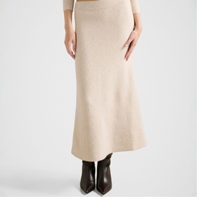 Cora Knitted Flared Skirt