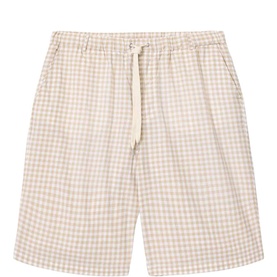 Rockland Check Logo Shorts