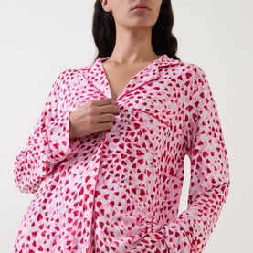 Heart Motif Pyjama Set