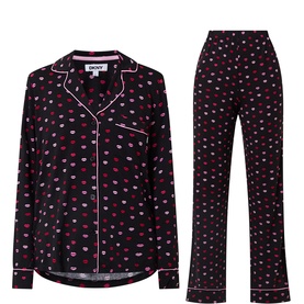 Lips Motif Pyjama Set