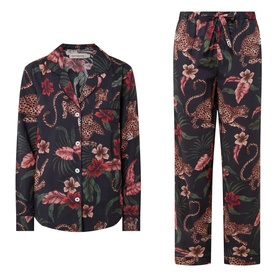 Leopard Floral Pyjama Set