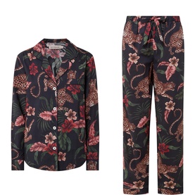 Leopard Floral Pyjama Set