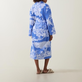 Printed Tie-Fastening Robe