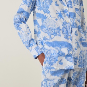 Abstract Printed Pyjama Set