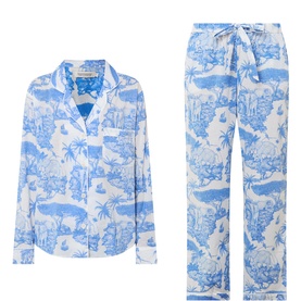 Abstract Printed Pyjama Set
