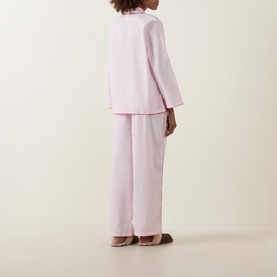 Contrast Piping Pyjama Set